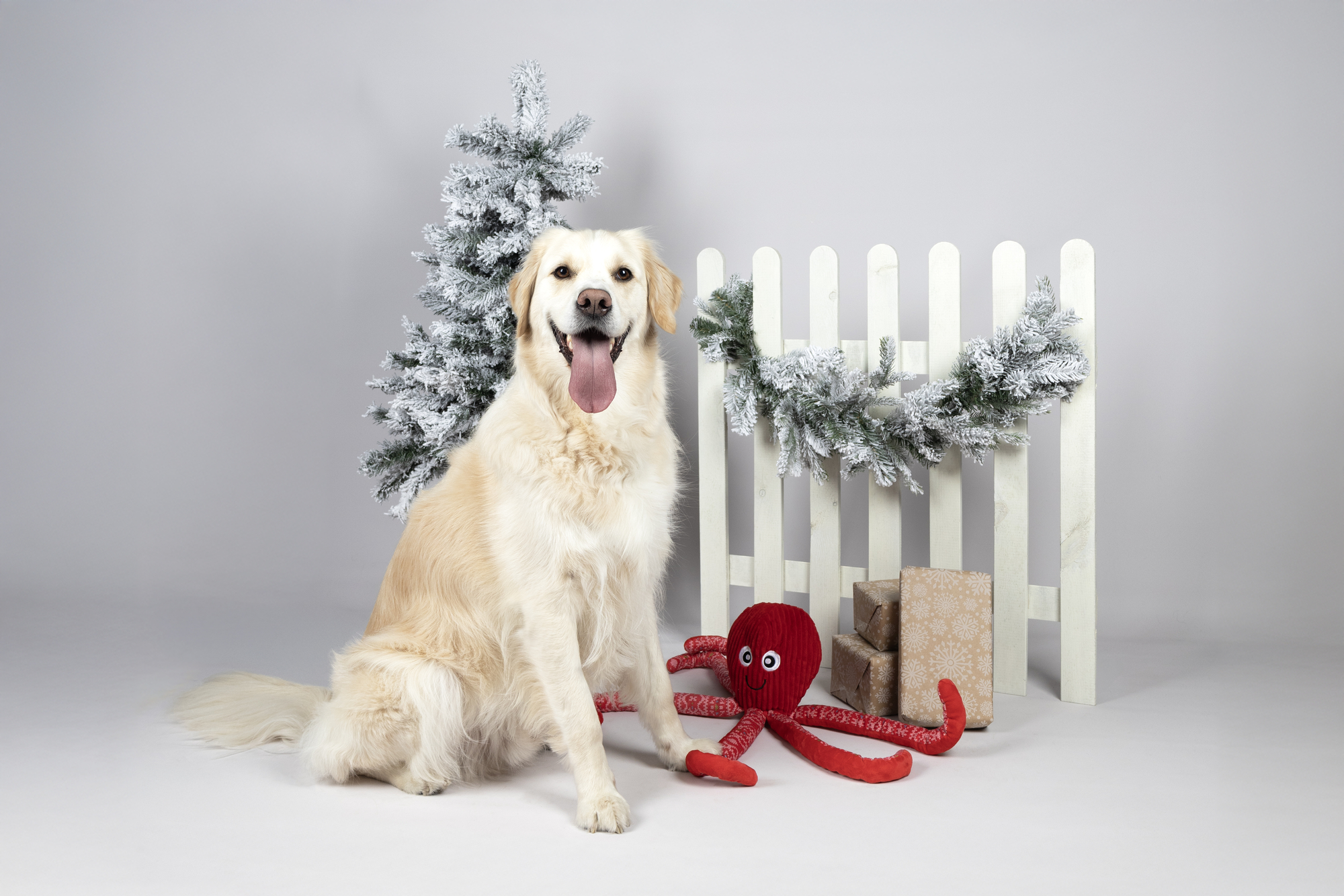 Flamingo Christmas Toy Pulpa Octopus Red 