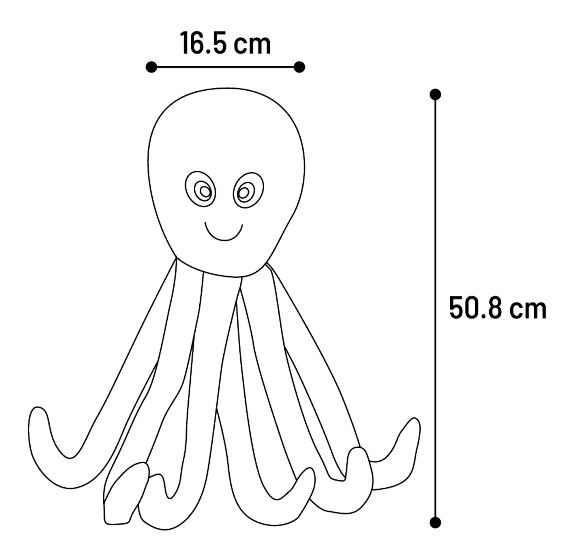 Flamingo Christmas Toy Pulpa Octopus Red 