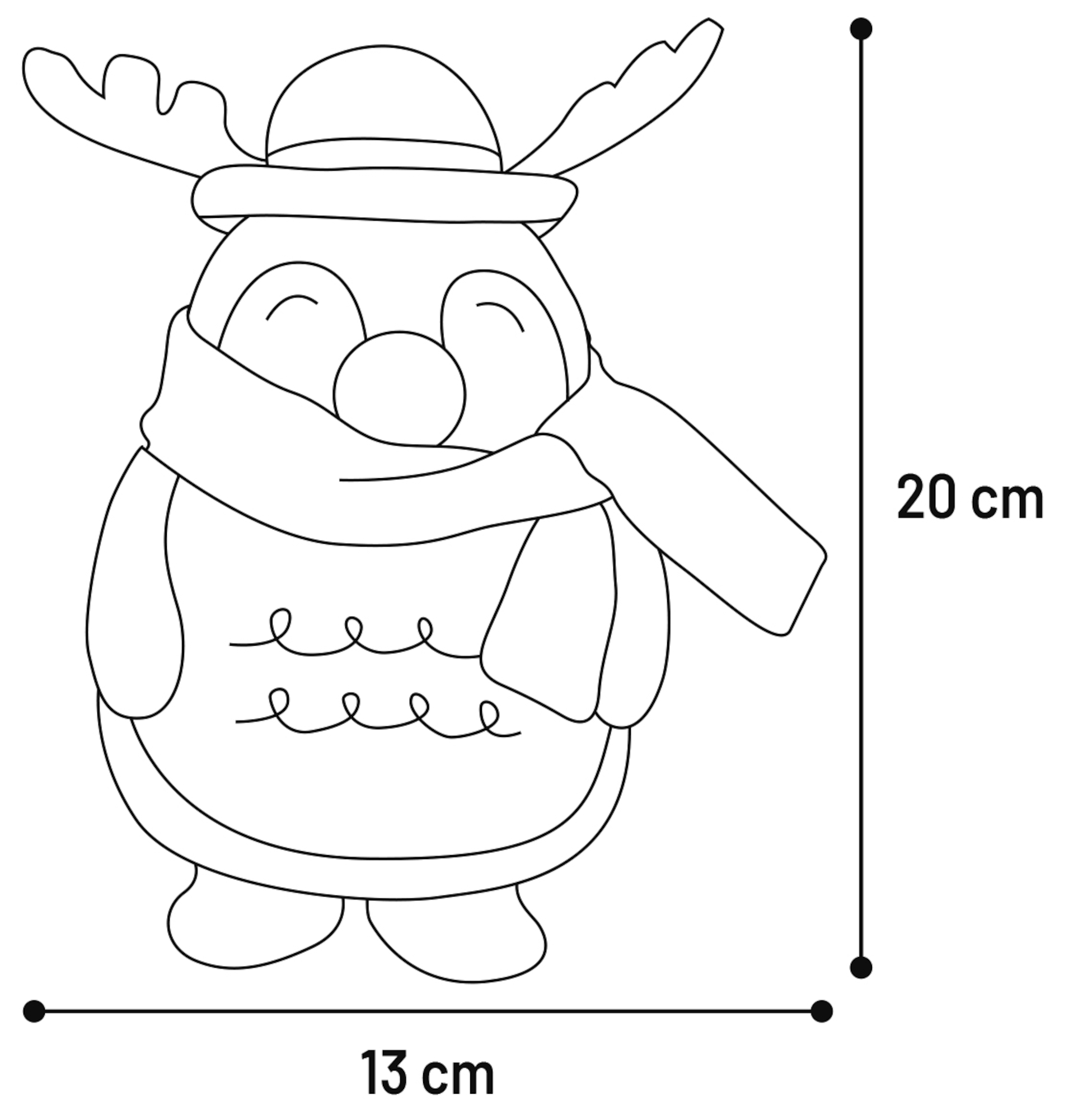 Flamingo Christmas Toy Figa Penguin Several versions 