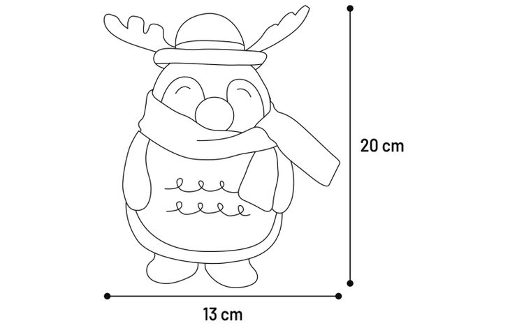 Flamingo Christmas Toy Figa Penguin Several versions 