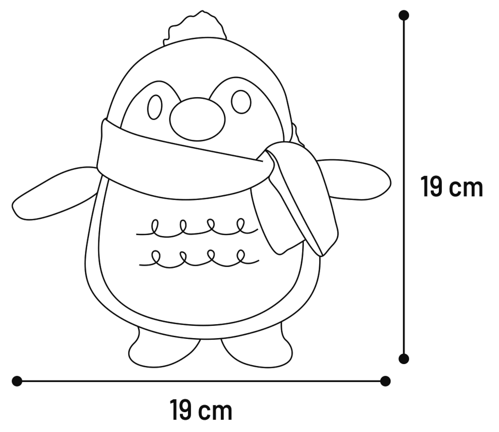 Flamingo Christmas Toy Figa Penguin Several versions 