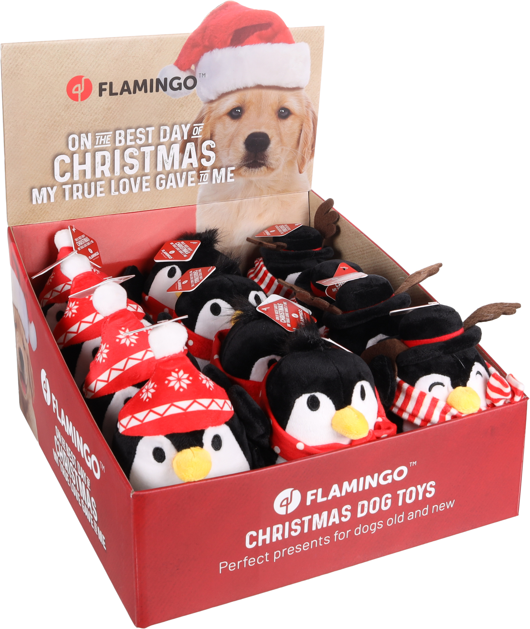 Flamingo Christmas Toy Figa Penguin Several versions 