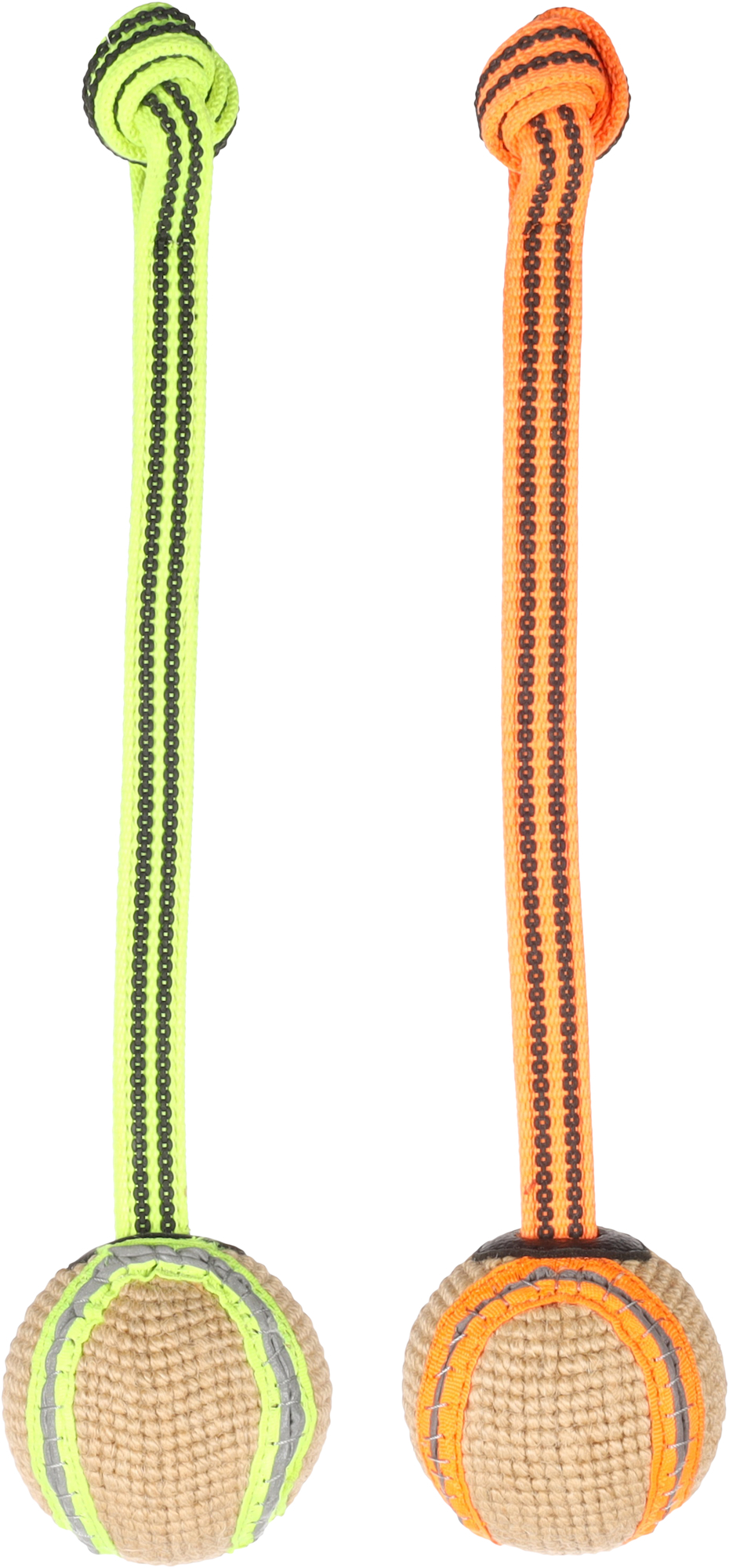 Flamingo Toy Juru Tug rope with ball Multiple colours