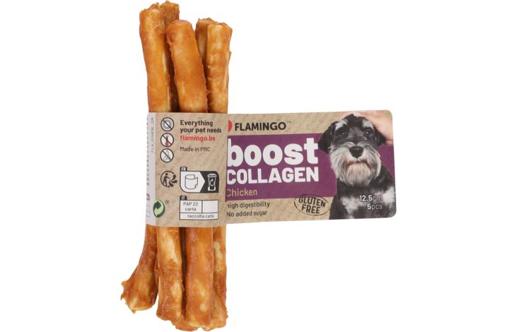 Flamingo Snacks Boost Small sticks with chicken & collagen 