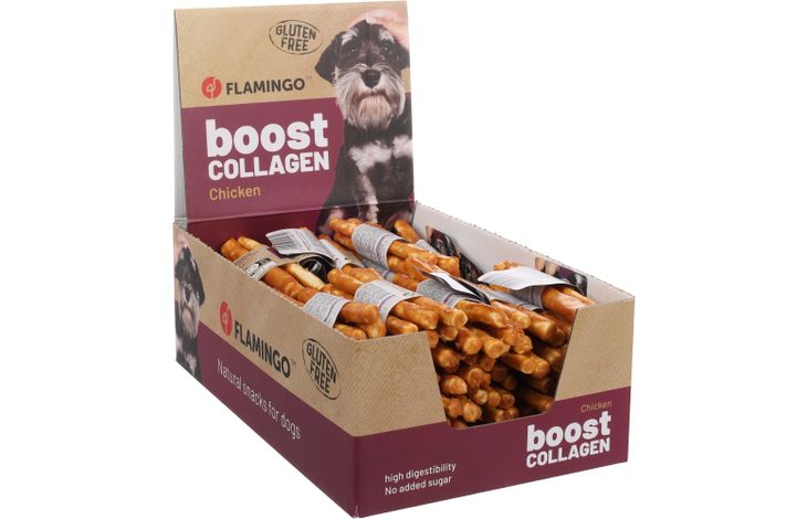Flamingo Snacks Boost Small sticks with chicken & collagen 