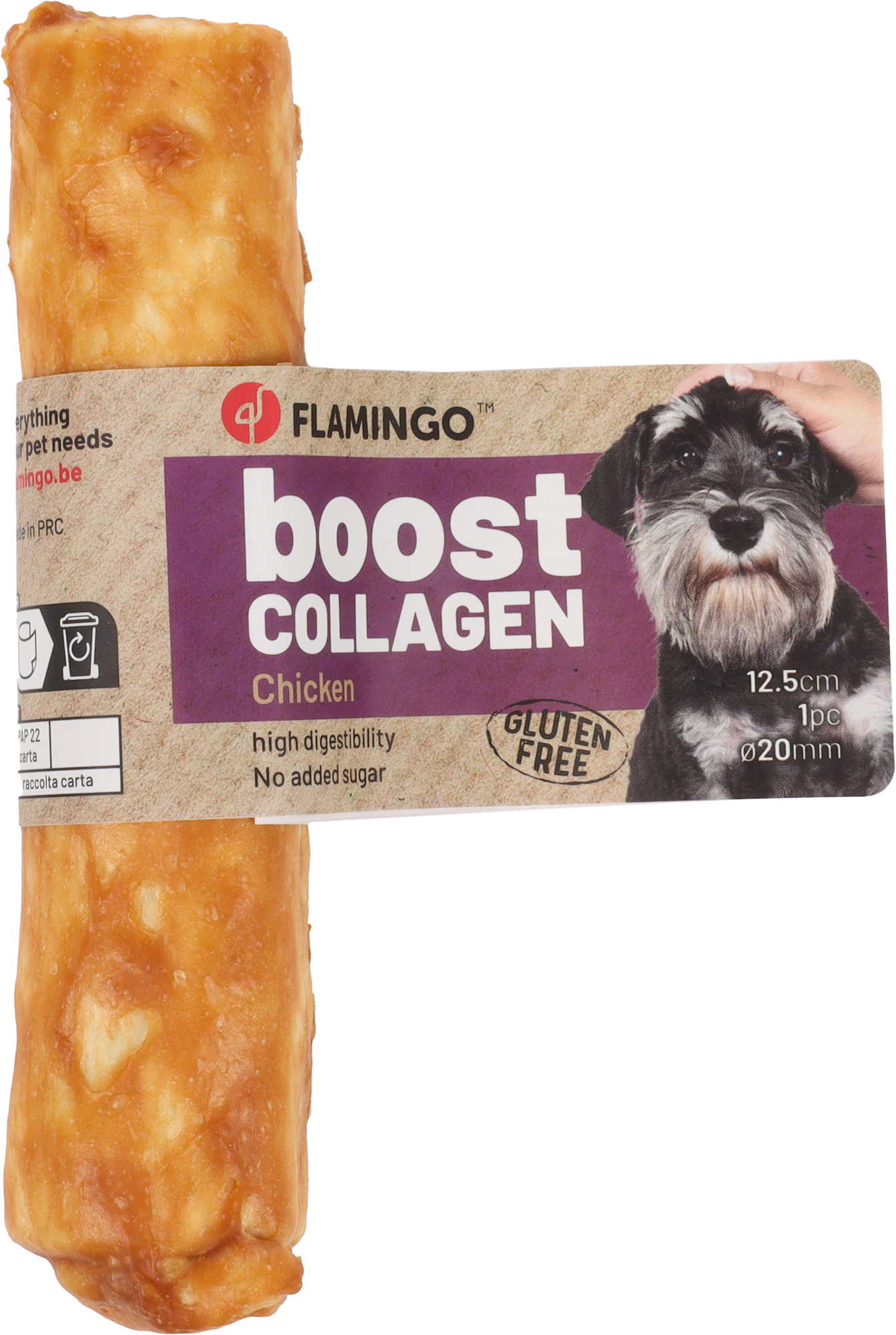 Flamingo Snacks Boost Stick with chicken & collagen 