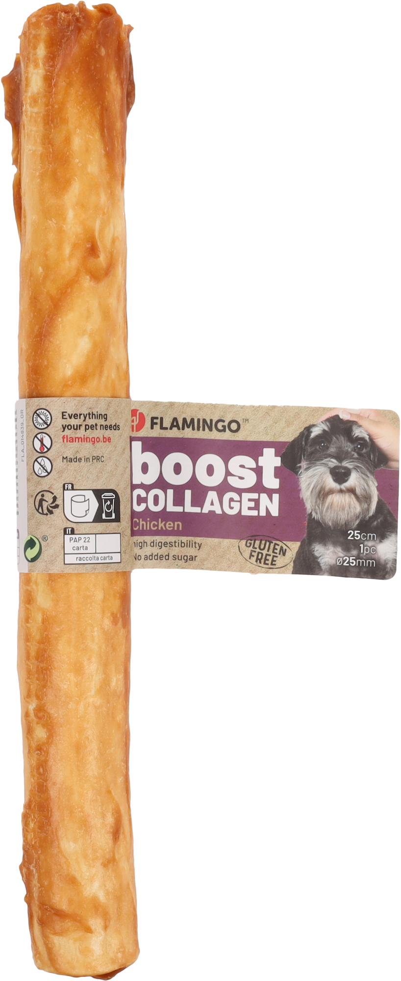 Flamingo Snacks Boost Stick with chicken & collagen 