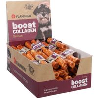 Flamingo Snack Boost Staaf met zalm & collageen 