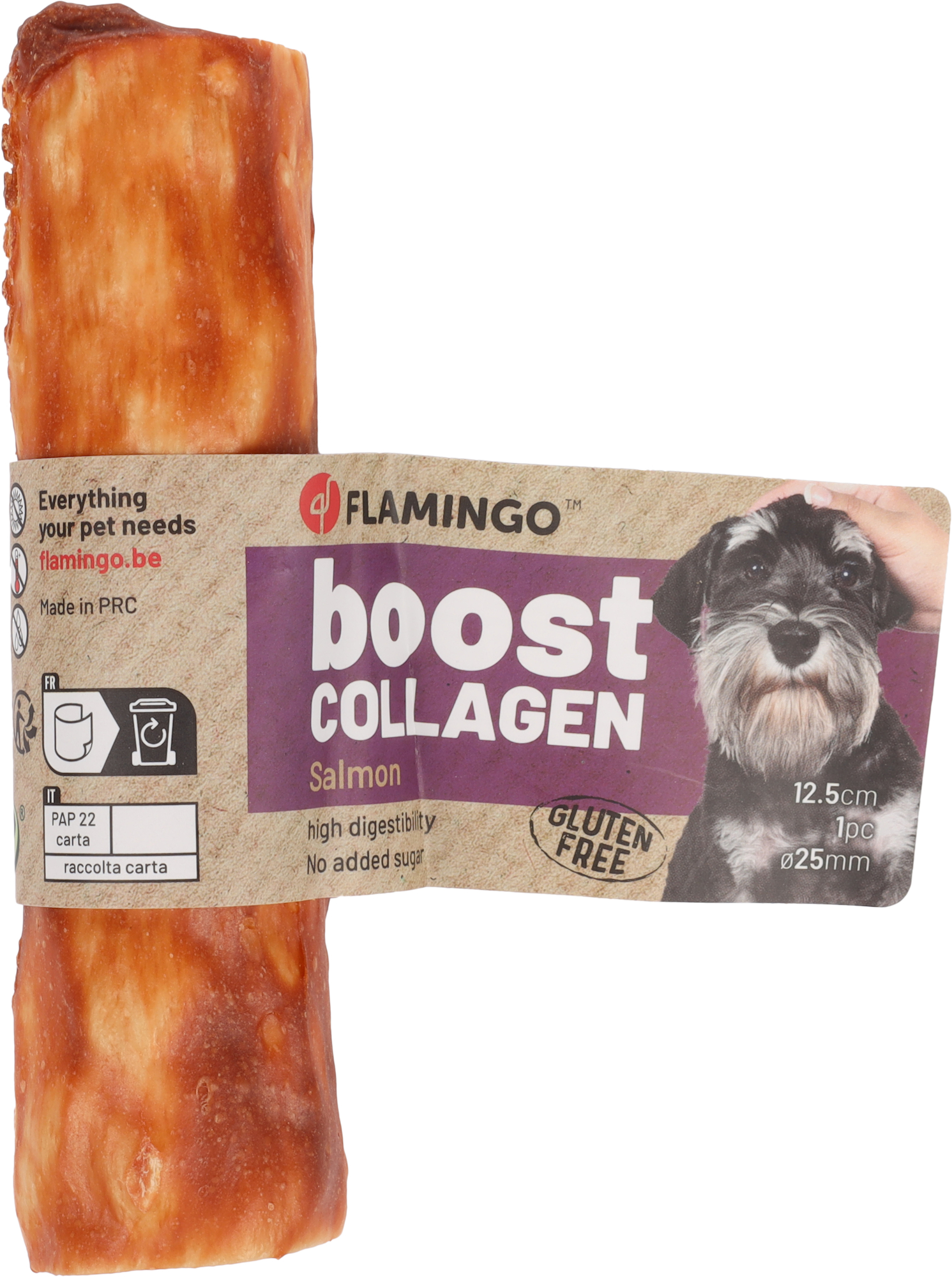 Flamingo Snacks Boost Stick with salmon & collagen 
