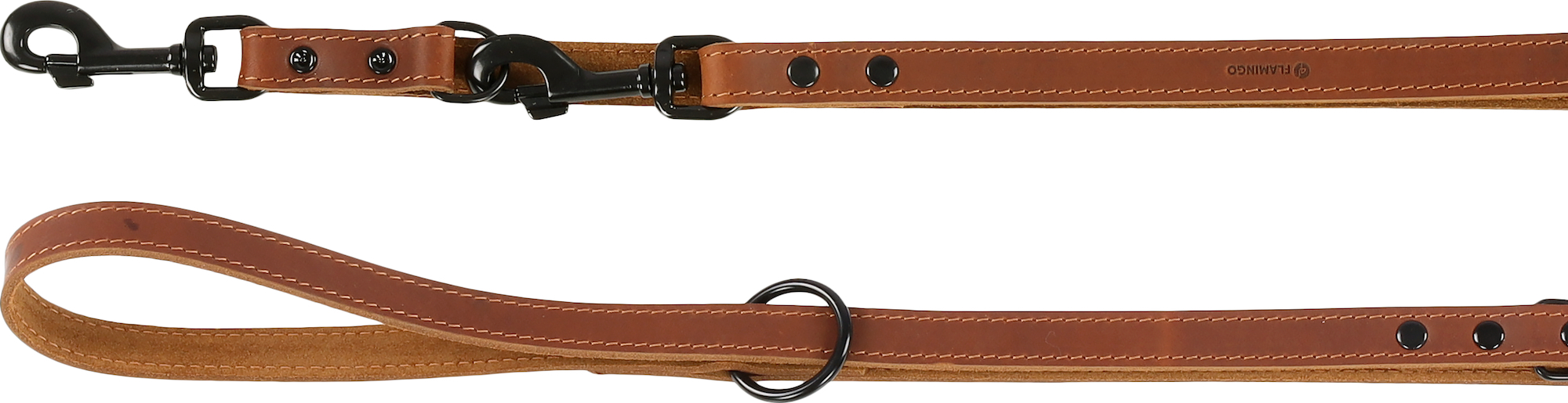 Flamingo Training leash Montana Cognac