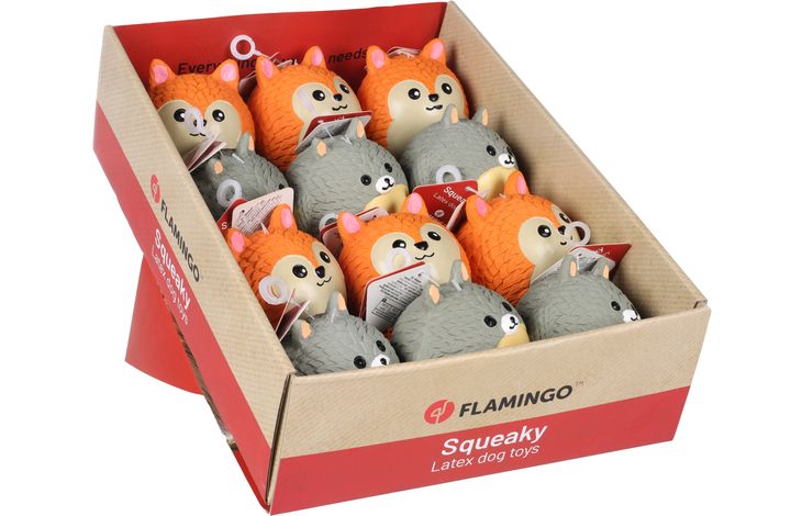 Flamingo Speelgoed Bolka Chinchilla & Vos Meerdere kleuren