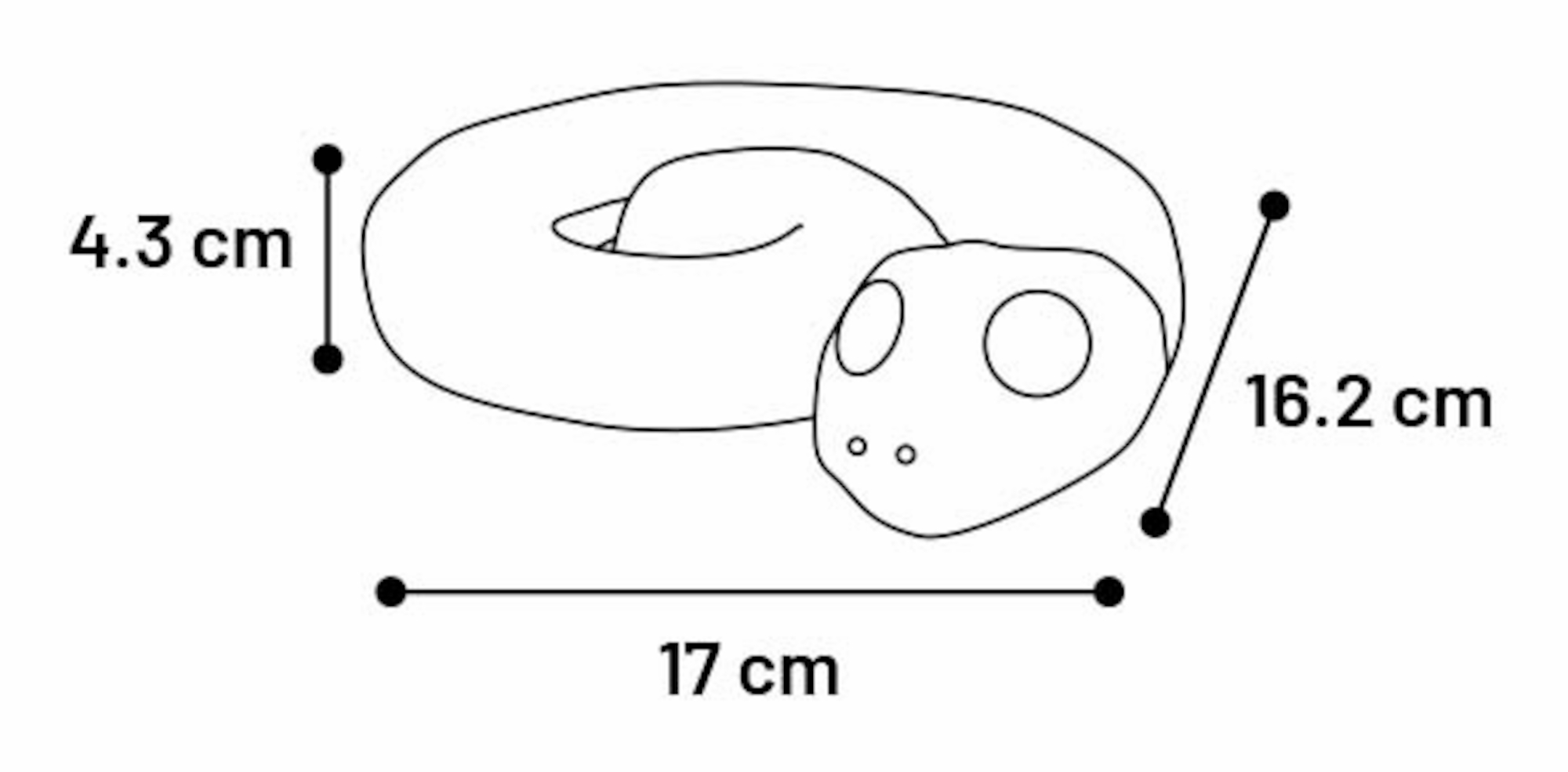 Flamingo Toy Sneaky Snake Bordeaux