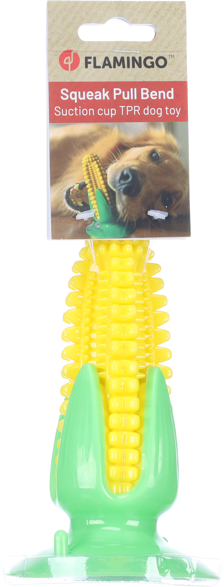 Flamingo Toy Bruco Corn Yellow