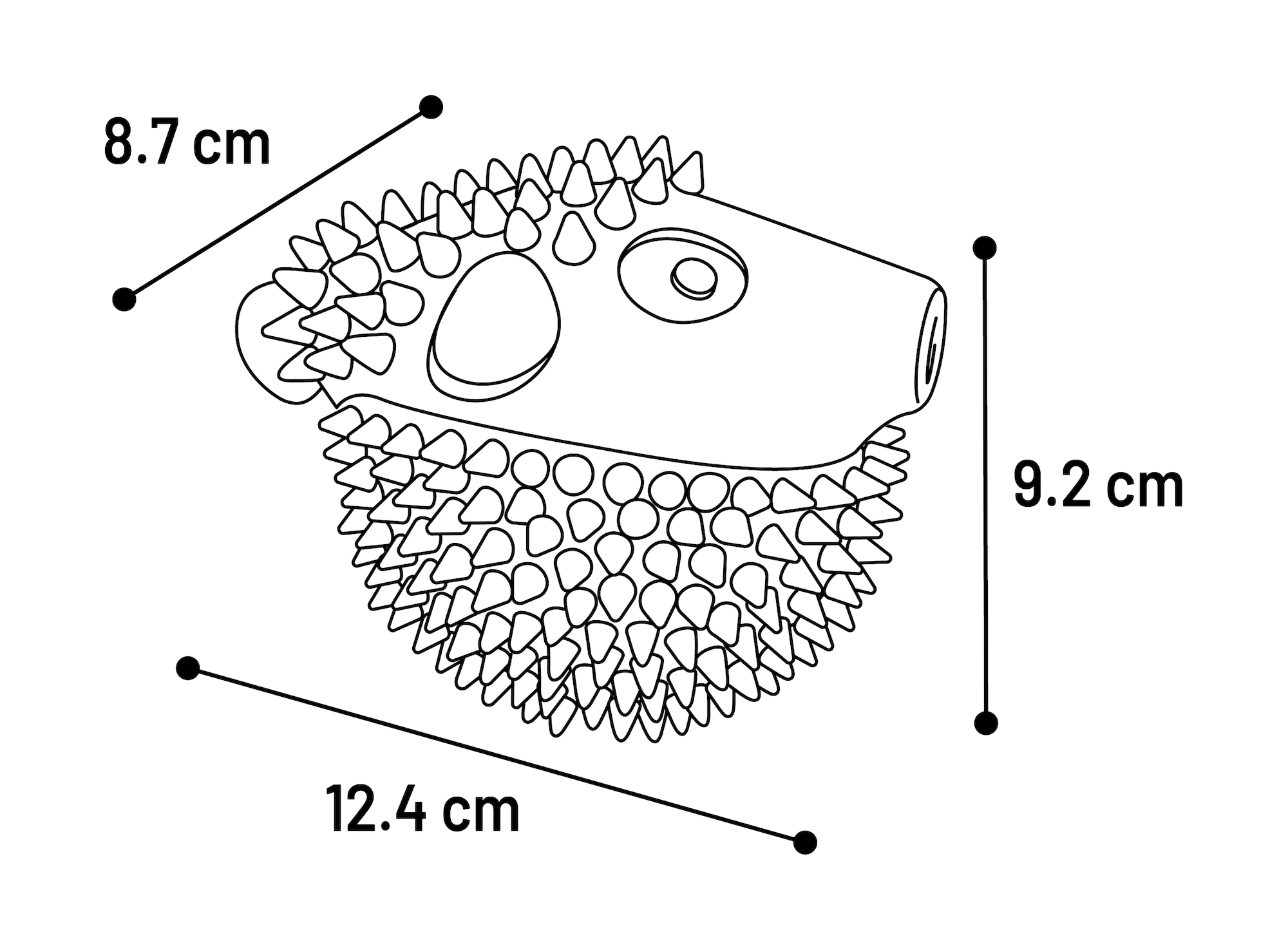 Flamingo Speelgoed Stekkie Kogelvis Meerdere kleuren
