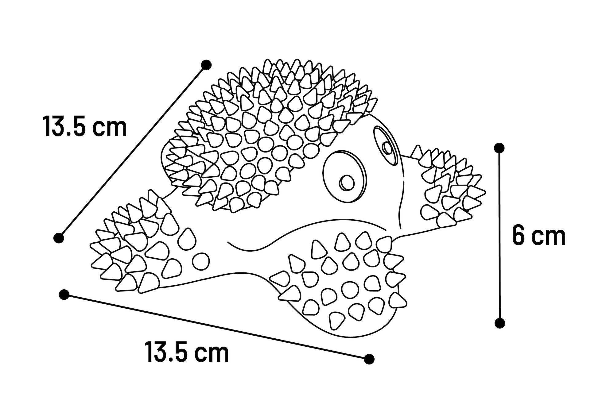 Flamingo Speelgoed Stekkie Zeester Meerdere kleuren