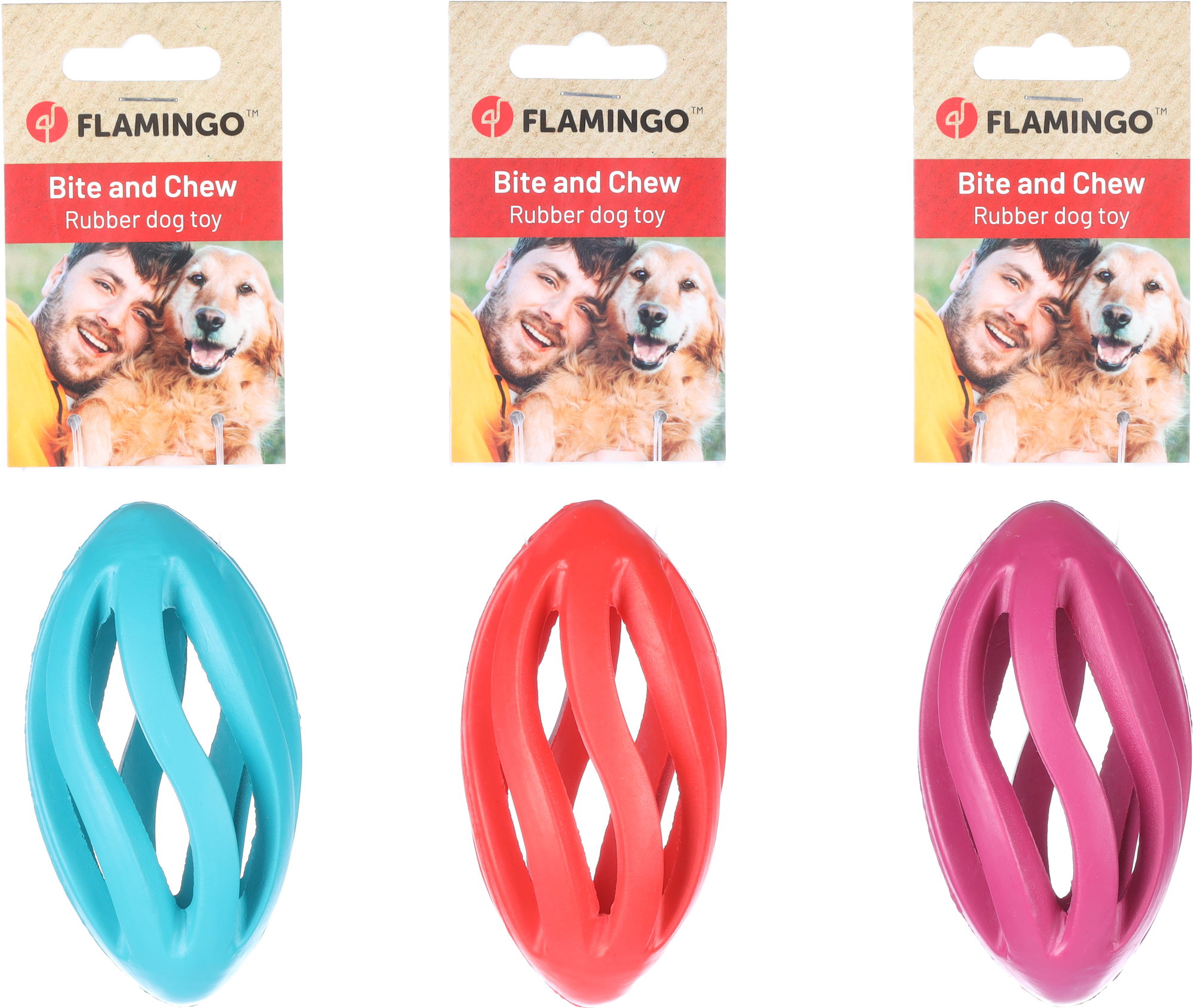 Flamingo Speelgoed Scrum Rugbybal Meerdere kleuren