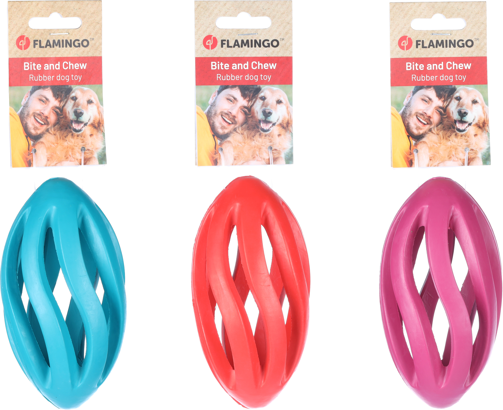 Flamingo Speelgoed Scrum Rugbybal Meerdere kleuren