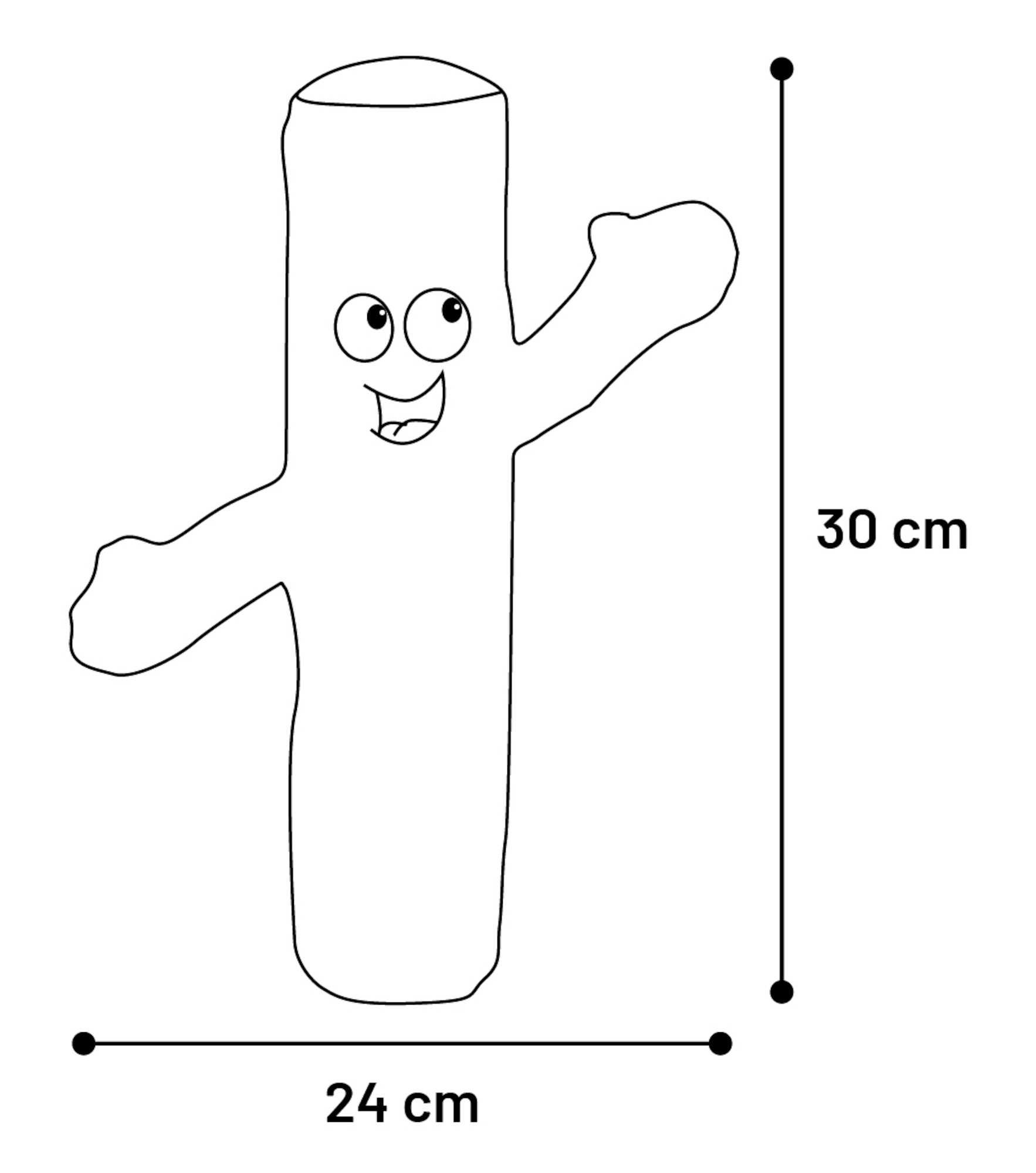 Flamingo Toy Krakka Branch Brown