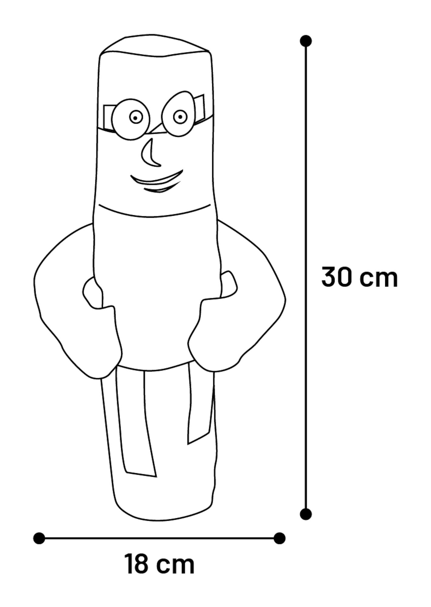 Flamingo Speelgoed Krikka Mannetje Geel