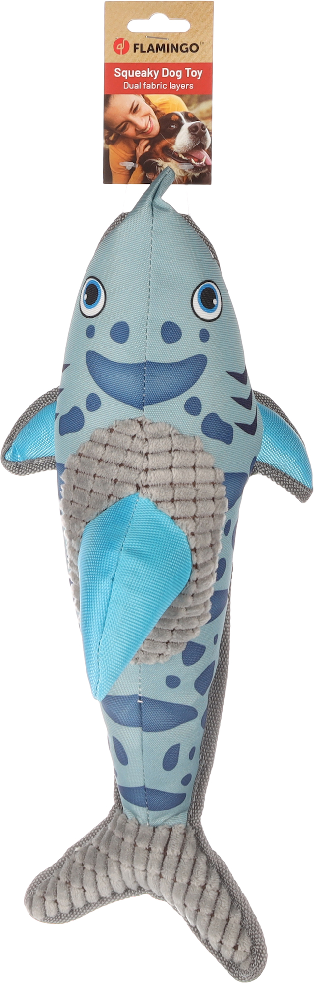 Flamingo Speelgoed Jawsi Haai Blauw
