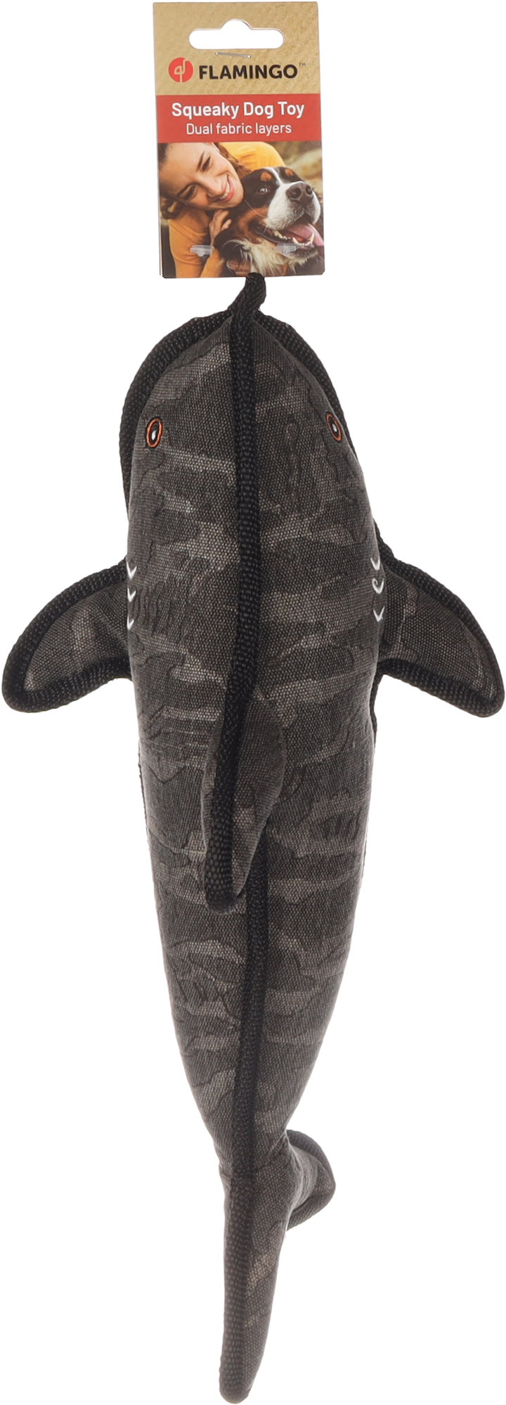 Flamingo Toy Dobbla Shark Grey