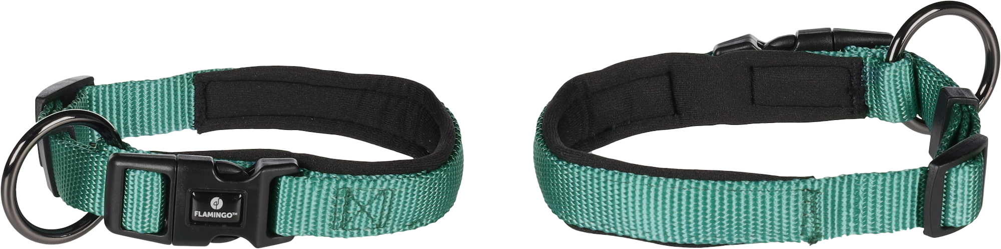 Dark green dog store collar