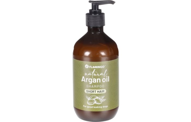 Flamingo Shampoo Natural Arganolie Kortharige rassen