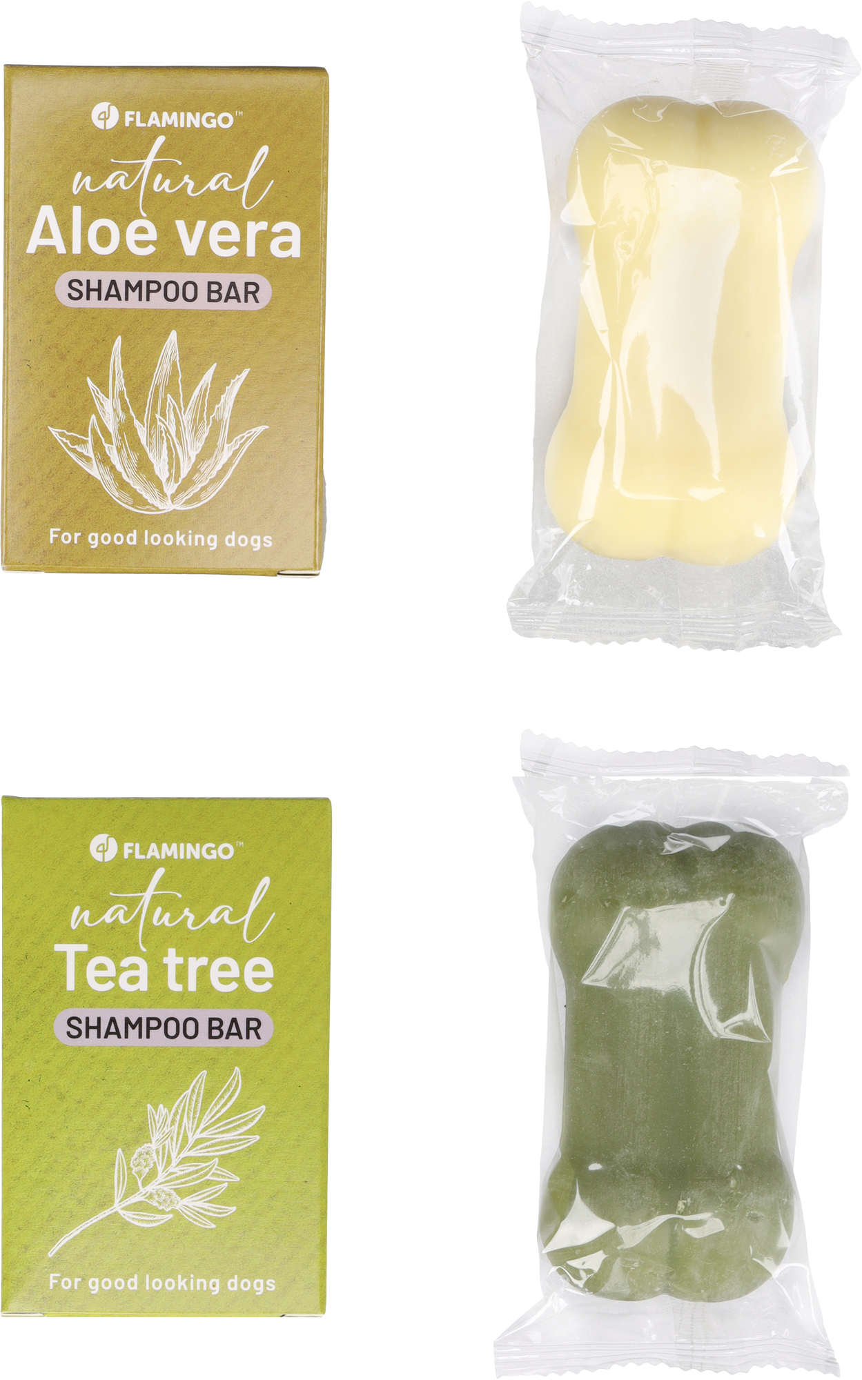 Flamingo Shampoo bar Natural Aloe vera (Aloe Barbadensis)