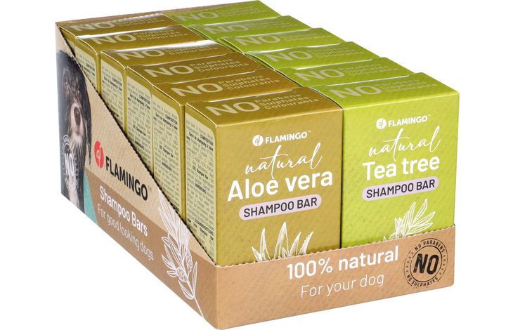 Flamingo Shampoo bar Natural Aloë vera