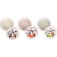 Flamingo Snack Gelato ice cream with strawberry, apple and vanilla flavour