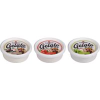 Flamingo Snack Gelato ice cream with strawberry, apple and vanilla flavour