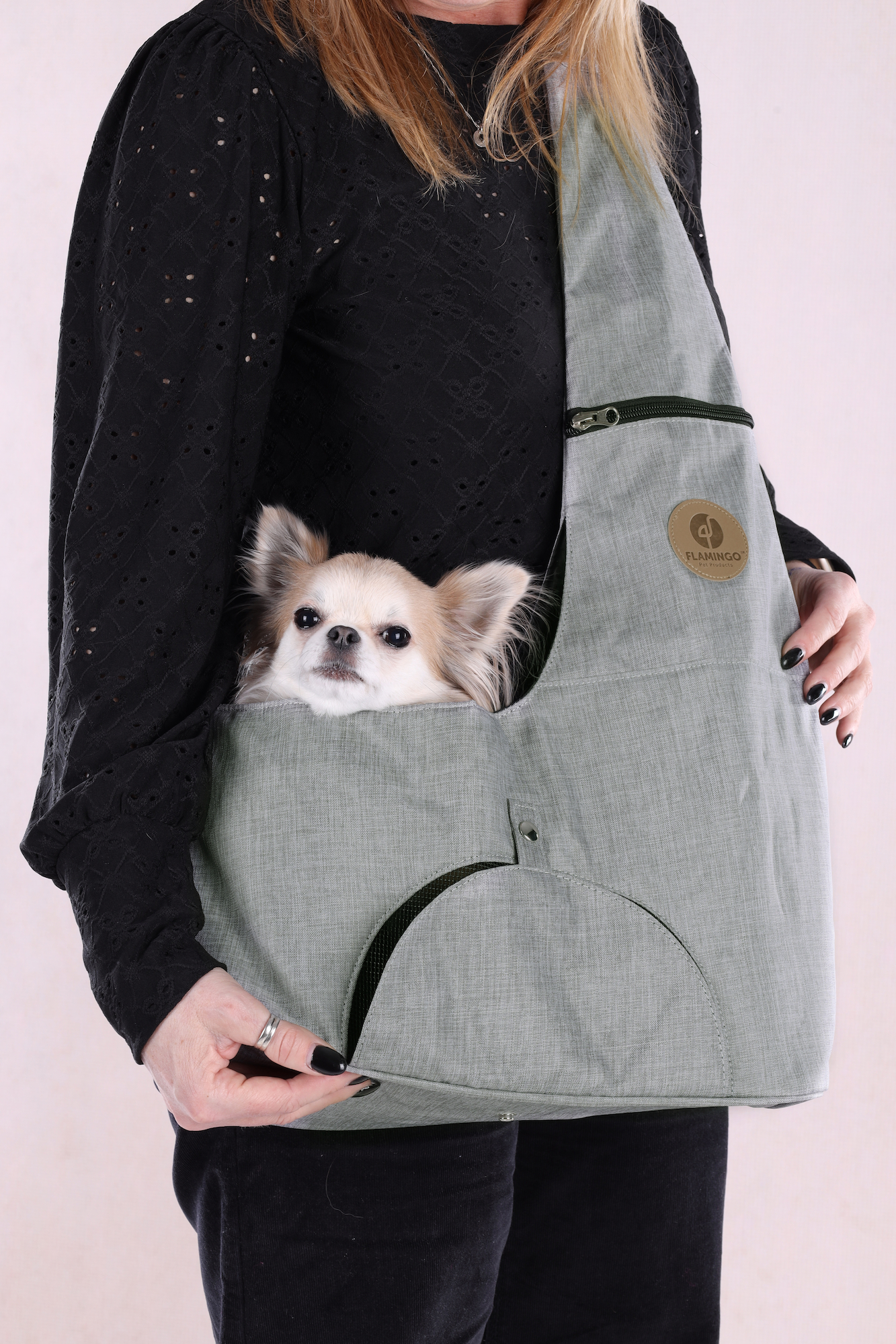 Flamingo Front carrier Kanga Grey