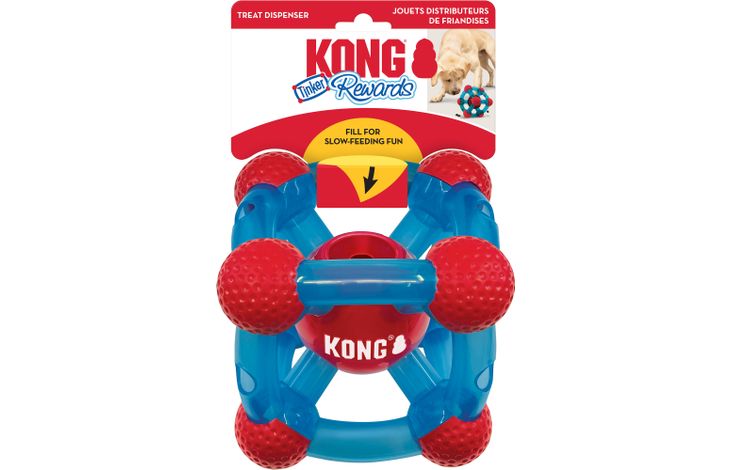 Kong® Toy Rewards Tinker Blue Cube, 523415