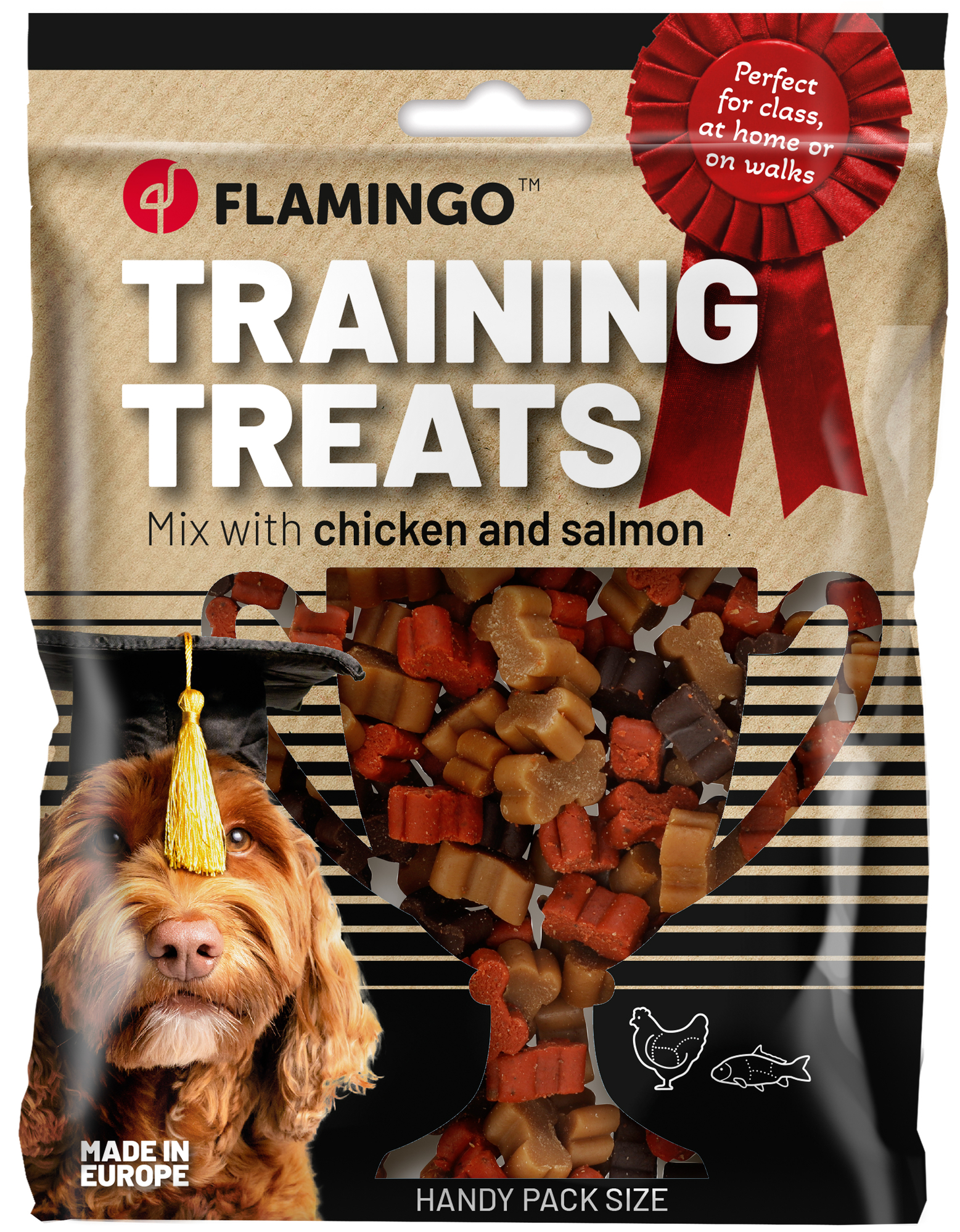 Flamingo Training snack Bones with chicken & with salmon 