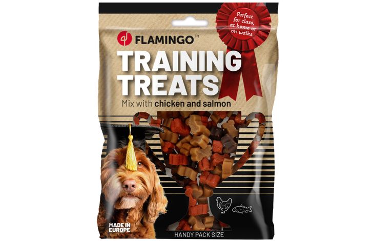 Flamingo Trainingssnack Botjes met kip & met zalm 