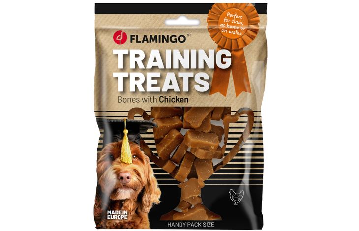 Flamingo Trainingssnack Botjes met kip 