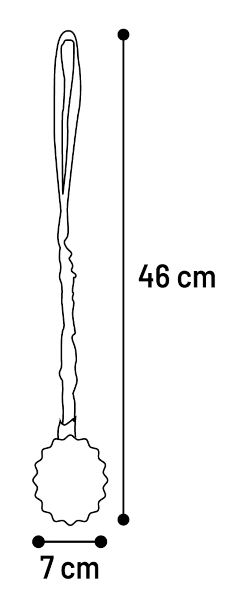 Flamingo Speelgoed Rofas Trektouw Geweven met bal Groen & Zwart