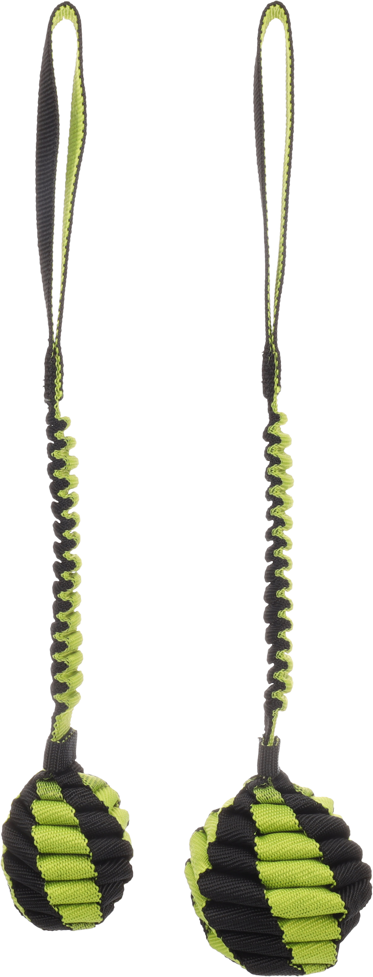 Flamingo Speelgoed Rofas Trektouw Geweven met bal Groen & Zwart