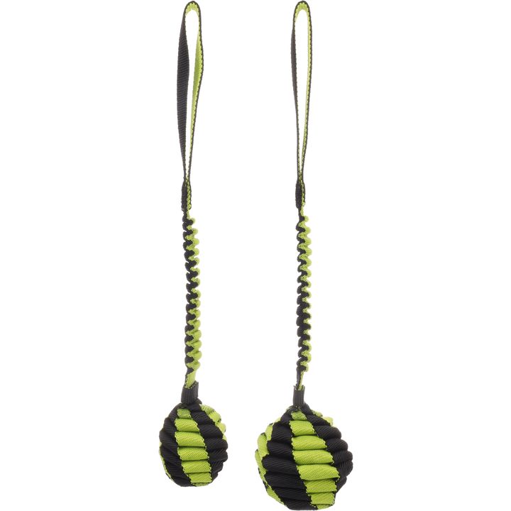 Toy Rofas Tug rope Woven with ball Green & Black | 523436 | Flamingo ...