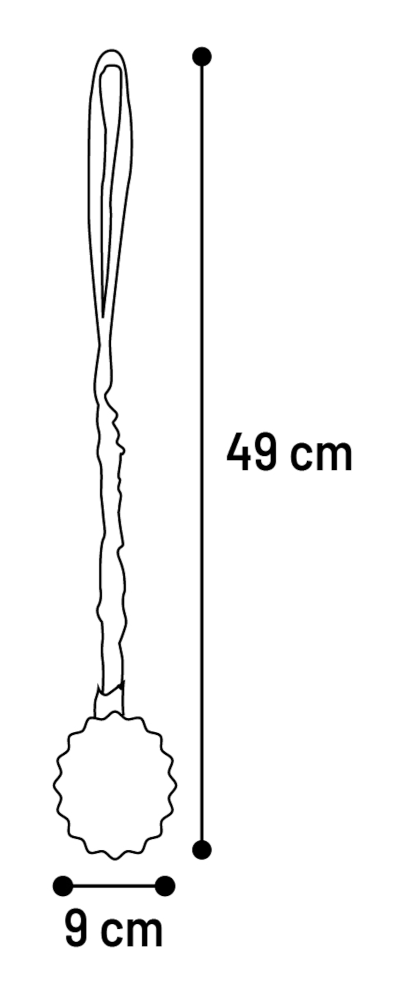 Flamingo Speelgoed Rofas Trektouw Geweven met bal Groen & Zwart