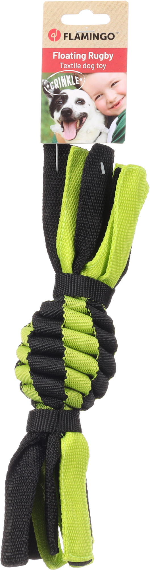 Flamingo Toy Rofas Rugby Woven Green & Black