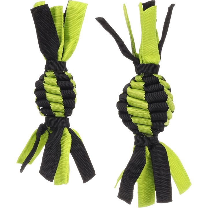Toy Rofas Rugby Woven Green & Black | 523441 | Flamingo Pet Products