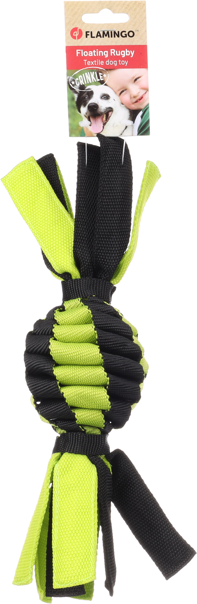 Flamingo Toy Rofas Rugby Woven Green & Black