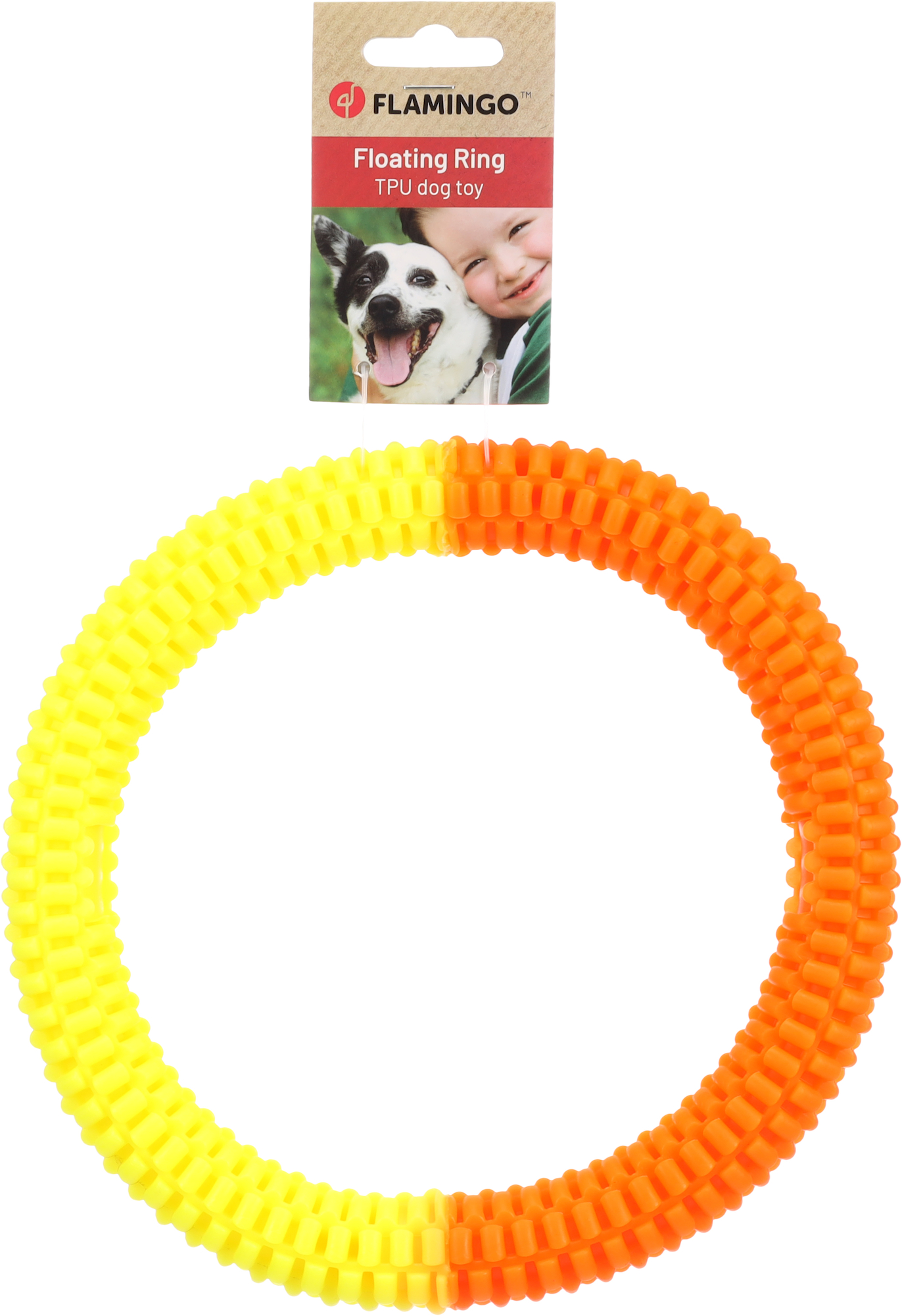 Flamingo Speelgoed Lipa Ring Geel & Oranje