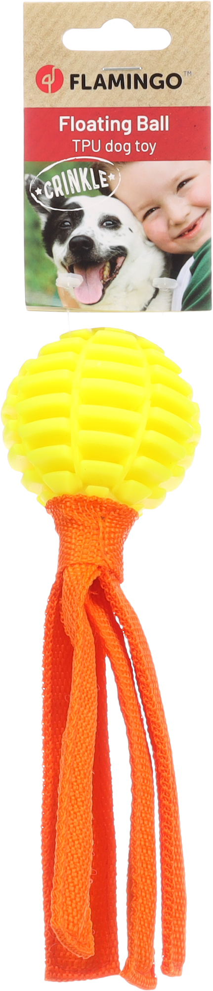 Flamingo Toy Lipa Ball Yellow & Orange