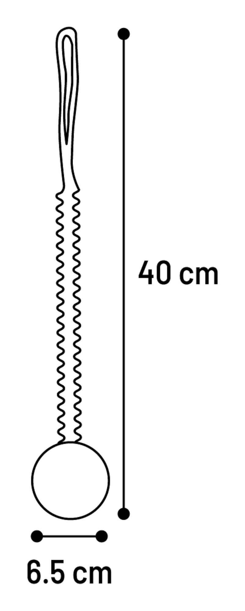 Flamingo Speelgoed Lipa Trektouw met bal Geel & Oranje