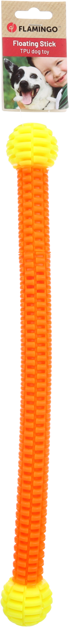 Flamingo Speelgoed Lipa Stok met bal Geel & Oranje
