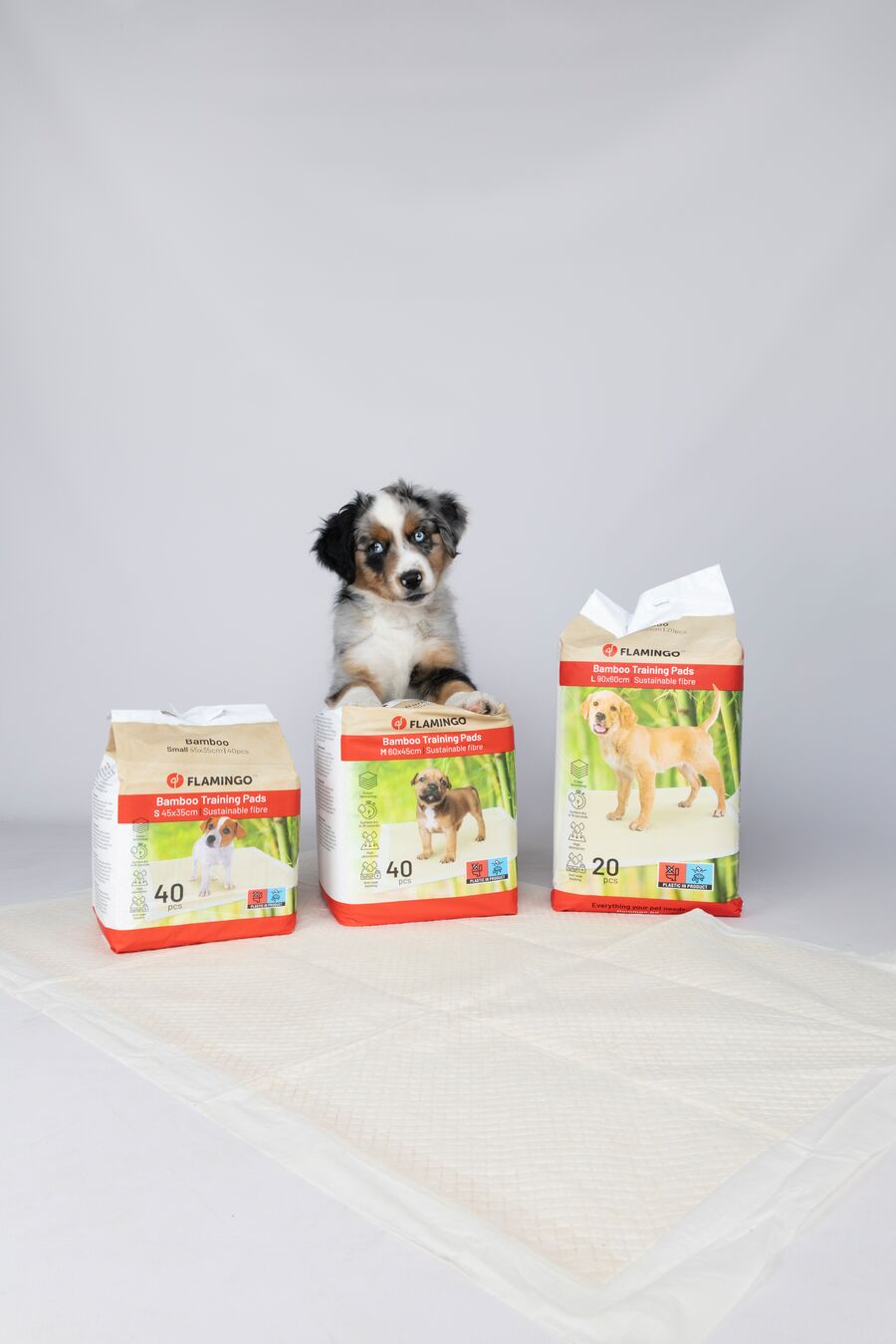 Flamingo Trainingsmatte Bamboo Padu Beige