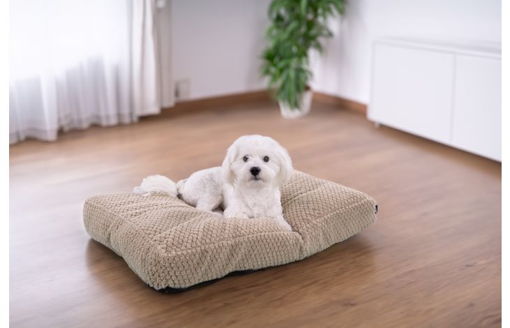 Flamingo Coussin Jacquard Rectangle Taupe