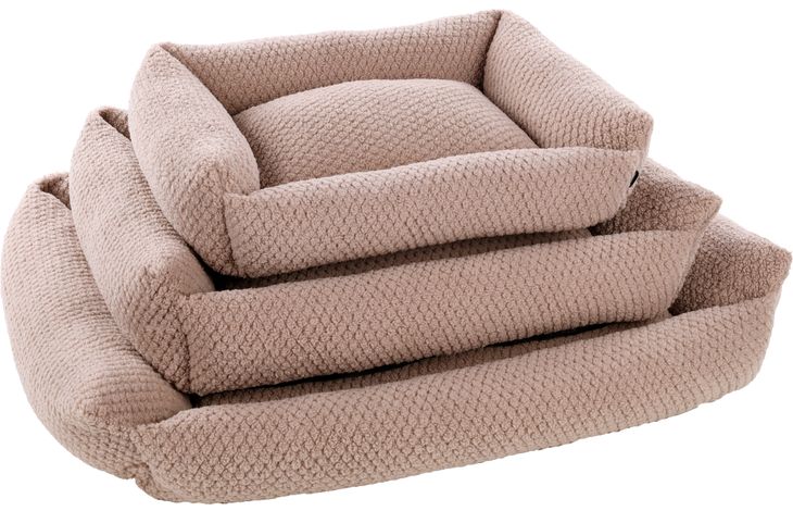 Flamingo Mand Jacquard Rechthoekig Taupe